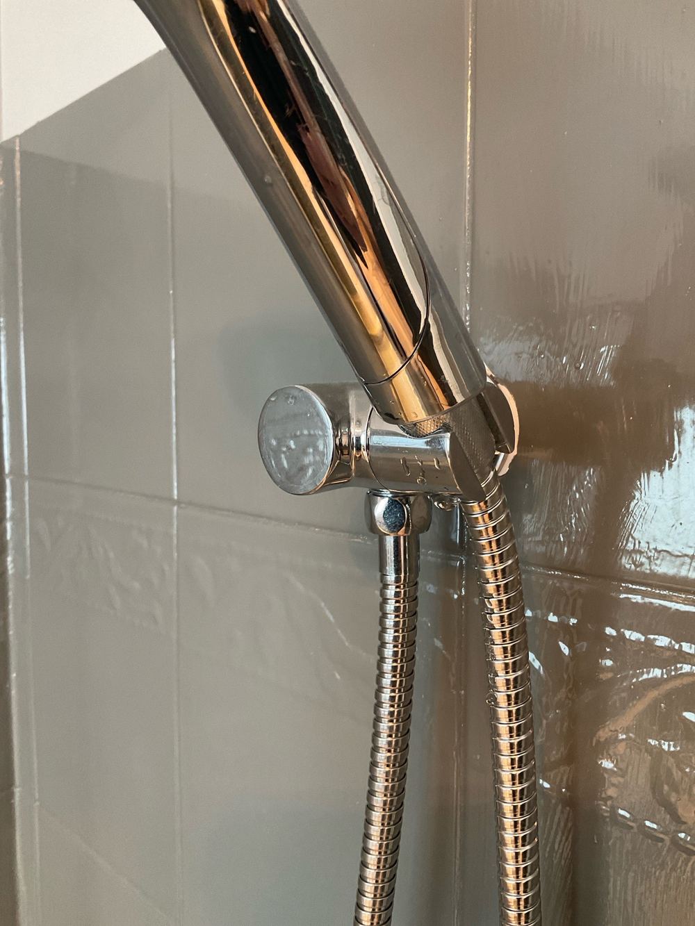 Shower pipework leaking at the time of the inspection, found during a pre-purchase inspection in Narre Warren South